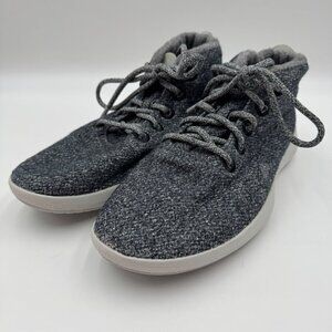 Allbirds Gray Mizzle Hi Top Merino Wool Sneaker Mens Size 10 Comfortable